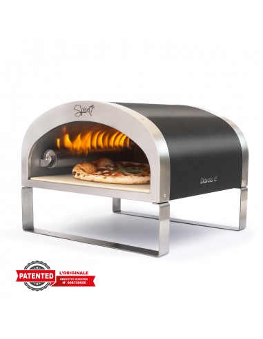 Spice Diavola 16 forno a Gas per pizza design e brevetto Made in italy con  Pietra refrattaria