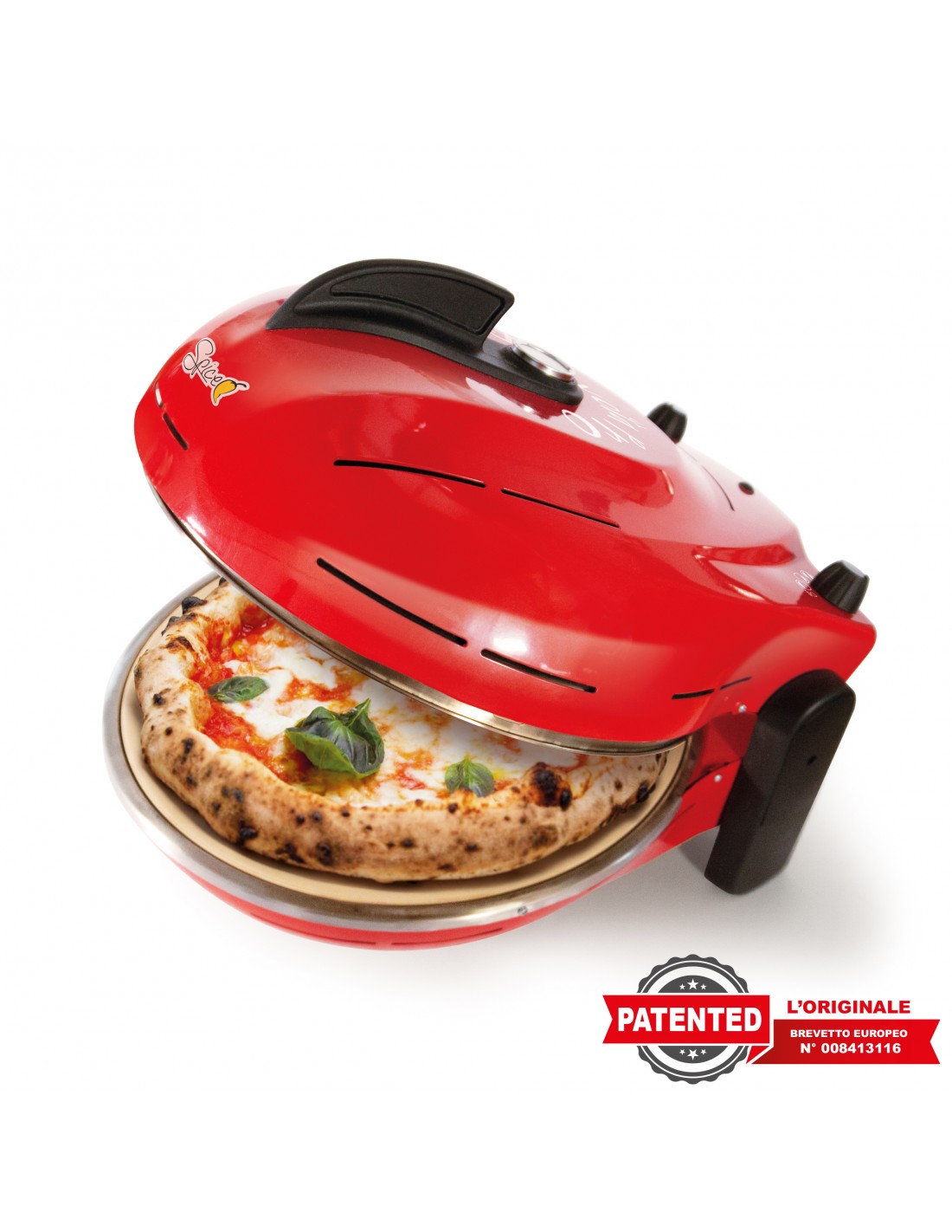 Four à gaz chauffant et couvercle de cuisson pour Diavola Pizza 16